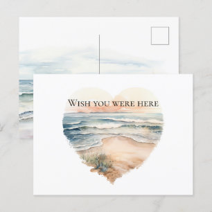 Cartão Postal Heart Ocean Beach