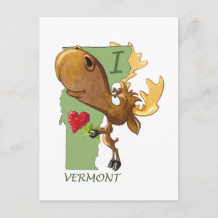 Cartão postal Heart Vermont