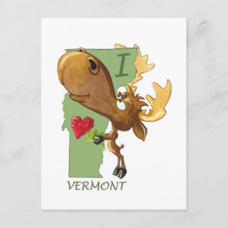Cartão postal Heart Vermont