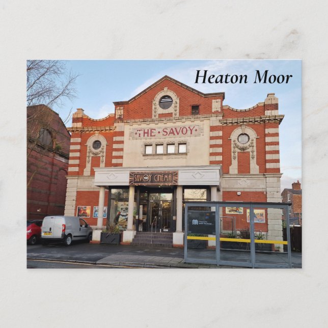 Cartão postal Heaton Moor Savoy Stockport (Frente)