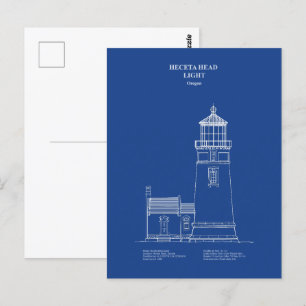 Cartão Postal Heceta Head Lighthouse - Oregon - AD