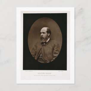 Cartão Postal Hector Malot (1830-1907), de "Galerie Contempora