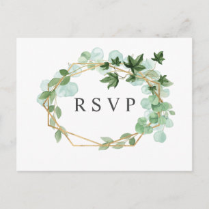Cartão Postal Hedera   Ivy deixa casamento botânico RSVP