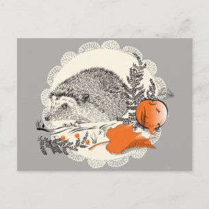 Cartão Postal Hedgehog