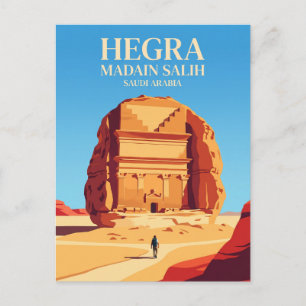 Cartão Postal Hegra (Madain Salih) Arábia Saudita