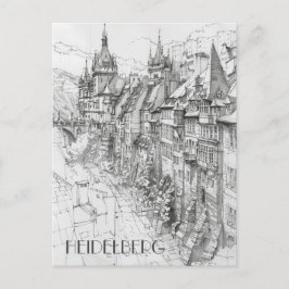 Cartão Postal Heidelberg Alemanha Viagem