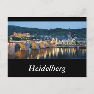 Cartão Postal Heidelberg Panorama