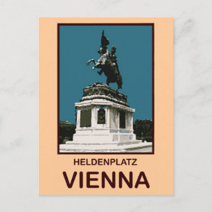 Cartão Postal Heldenplatz Viena