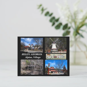 Cartão Postal Helen, Aldeia dos Alpes Georgia