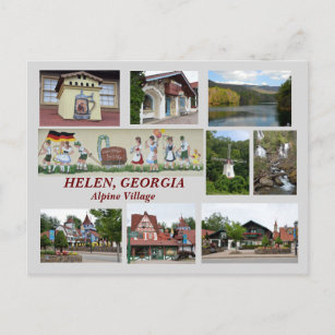 Cartão Postal Helen. Cartão-postal da Geórgia