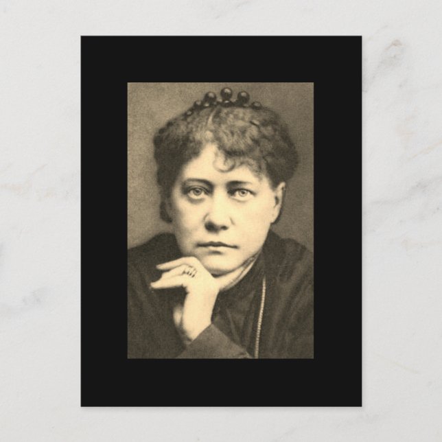 Cartão Postal Helena Blavatsky (Frente)