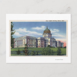 Cartão Postal Helena, Montana - Visão do Edifício do Capitólio E