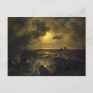 Cartão Postal Helgoland in Moonlight, 1851