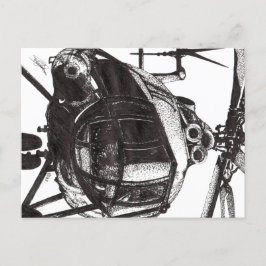 CARTÃO POSTAL HELICOPTER