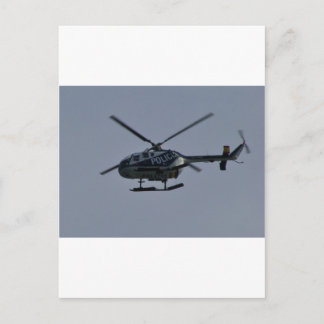 Cartão Postal Helicóptero da Polícia Espanhola