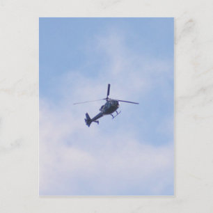 Cartão Postal Helicóptero Gazelle