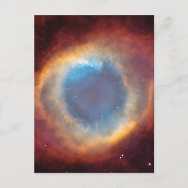 Cartão Postal Helix Nebula, do Hubble (Frente)