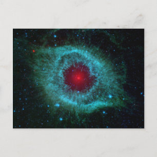 Cartão Postal Helix Nebula, Lindas Estrelas na Galáxia