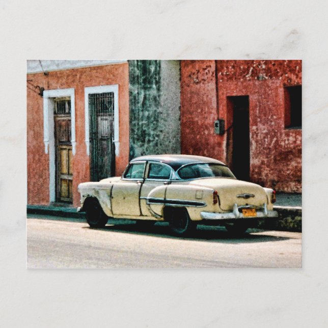 Cartão Postal Heller Oldtimer auf Kuba (Frente)