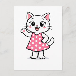 Cartão Postal Hello Kitty