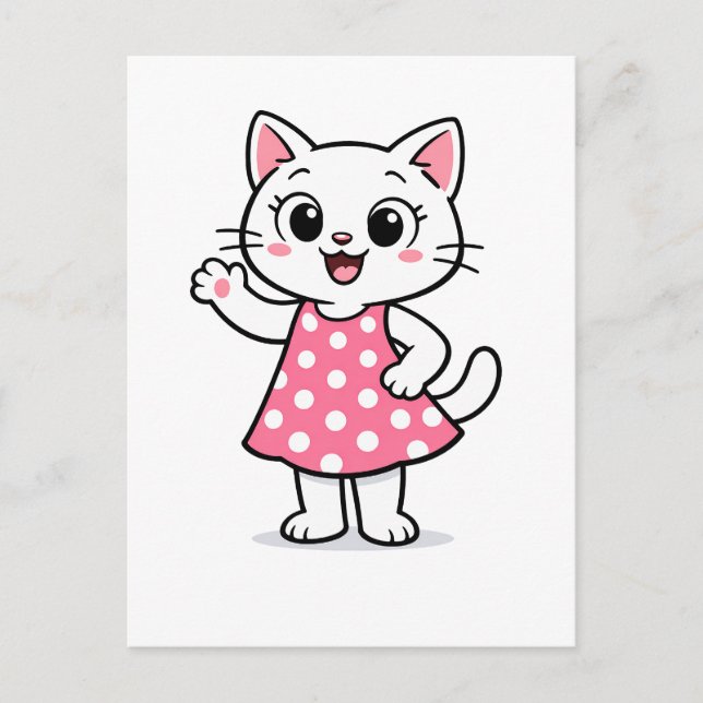 Cartão Postal Hello Kitty (Frente)