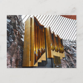 Cartão Postal Helsinki, Finlândia, Rock Church Organ