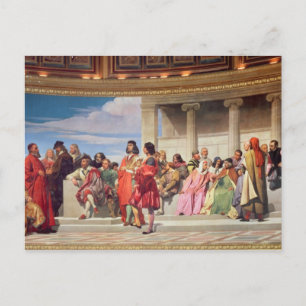 Cartão Postal Hemiciclo: Artistas de Todas as Idades, detalhes d