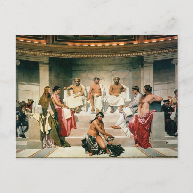 Cartão Postal hemiciclo do ecole des belx (Frente)