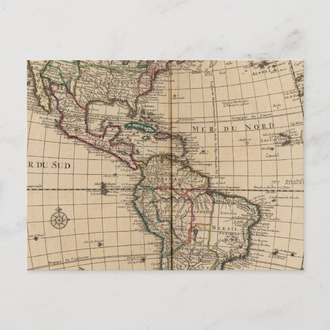 Cartão Postal Hemisfério Ocidental 12 (Frente)