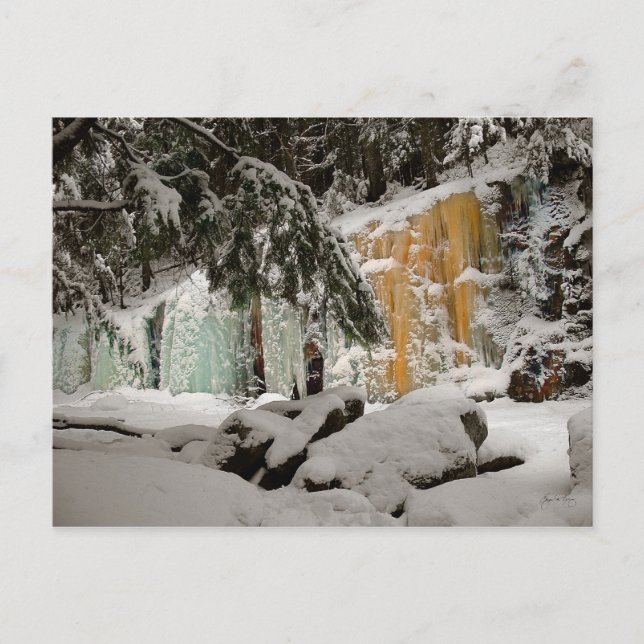 Cartão Postal Hemlock & Iceflow, Smart Brook, Thornton, NH (Frente)