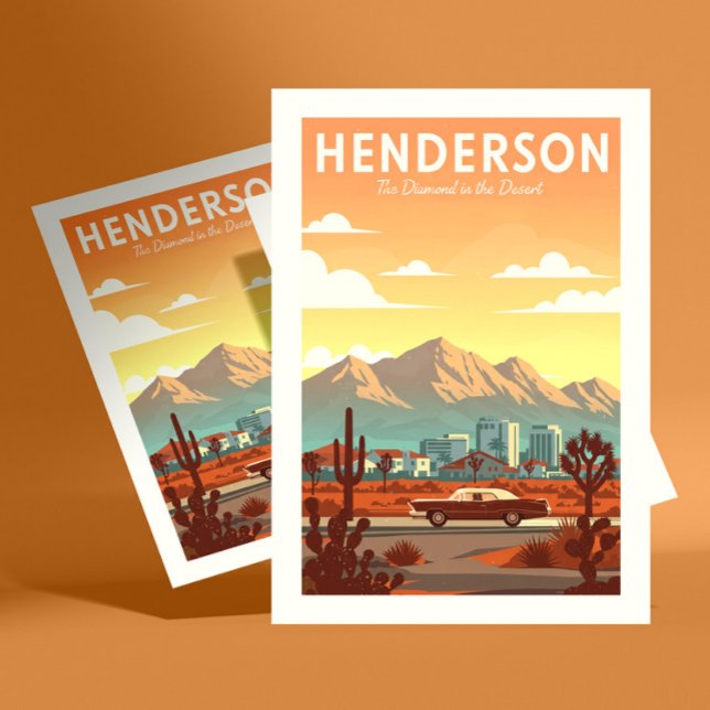 Cartão Postal Henderson Nevada Antigo (Criador carregado)