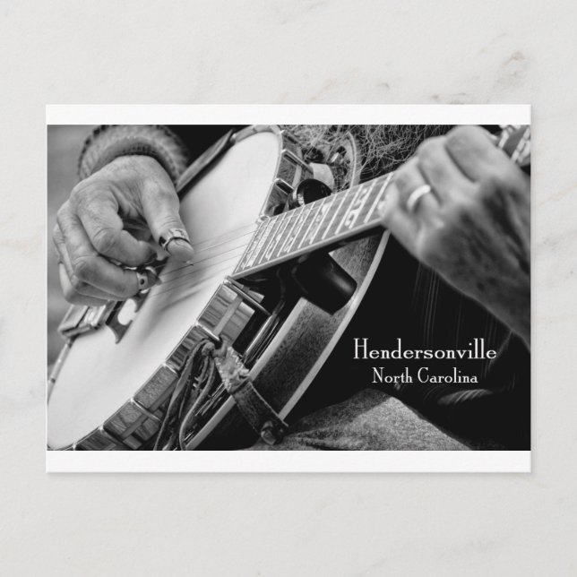 Cartão Postal Hendersonville, NC (Frente)
