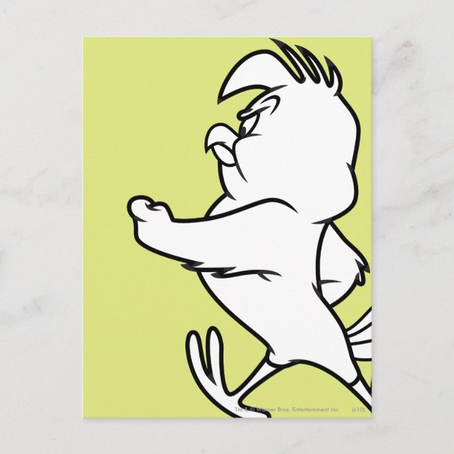 Cartão Postal Henery Hawk Walking (Frente)