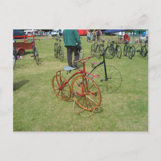 Cartão Postal Henley no Tamisa, bicicletas antigas 2