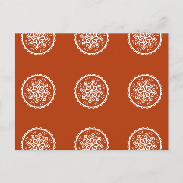 Cartão Postal Henna Mandala (Frente)