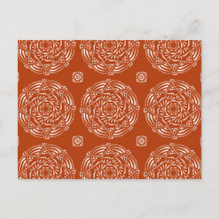 Cartão Postal Henna Mandala