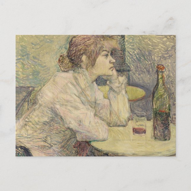 Cartão Postal Henri De Toulouse Lautrec - A Ressaca (Suzanne (Frente)