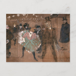 Cartão Postal Henri de Toulouse-Lautrec   Dança no Rouge