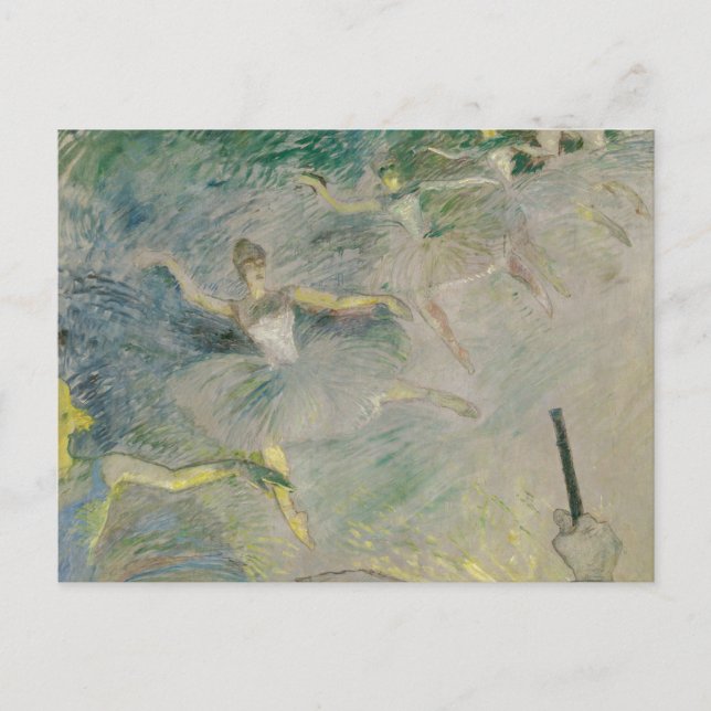 Cartão Postal Henri de Toulouse-Lautrec - Dançarinos Balés (Frente)
