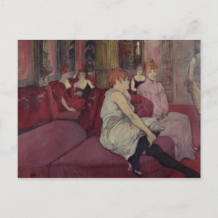 Cartão Postal Henri de Toulouse-Lautrec   No Salão da Ru