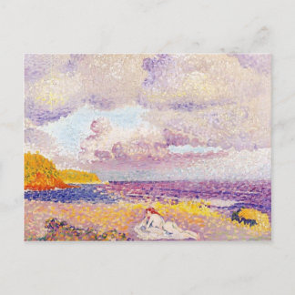 Cartão Postal Henri-Edmond Cross- Uma Tempestade se Aproximando