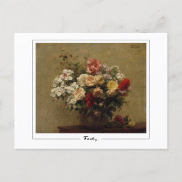 Cartão Postal Henri Fantin-Latour #442 - Cartão-postal de arte