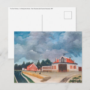 Cartão Postal Henri Rousseau - A Fábrica de Cadeiras