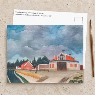 Cartão Postal Henri Rousseau - A Fábrica de Cadeiras