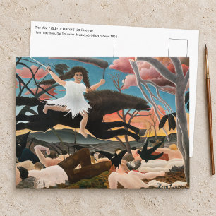 Cartão Postal Henri Rousseau - A Guerra