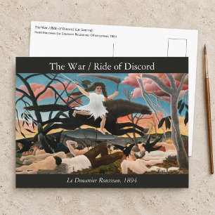 Cartão Postal Henri Rousseau - A Guerra