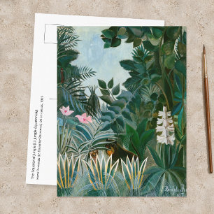 Cartão Postal Henri Rousseau - A Selva Equatorial