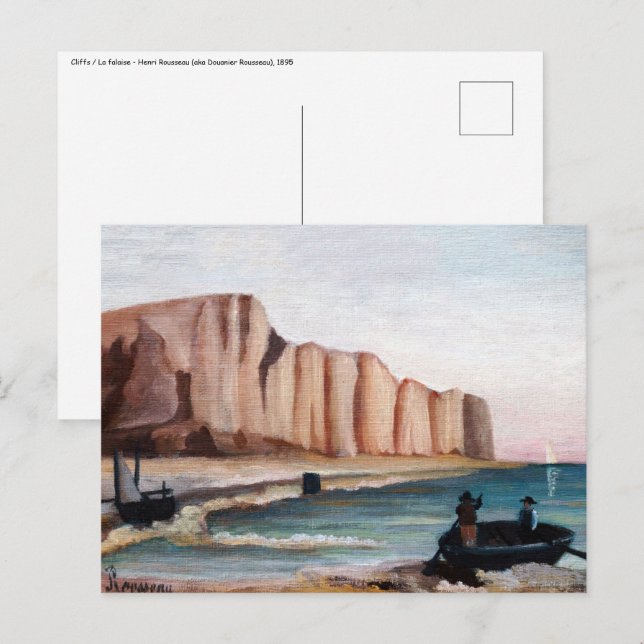 Cartão Postal Henri Rousseau - Cliff (Frente/Verso)