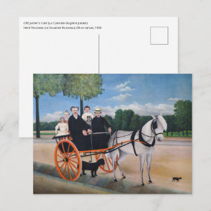 Cartão Postal Henri Rousseau - La Carriole du pere Junier
