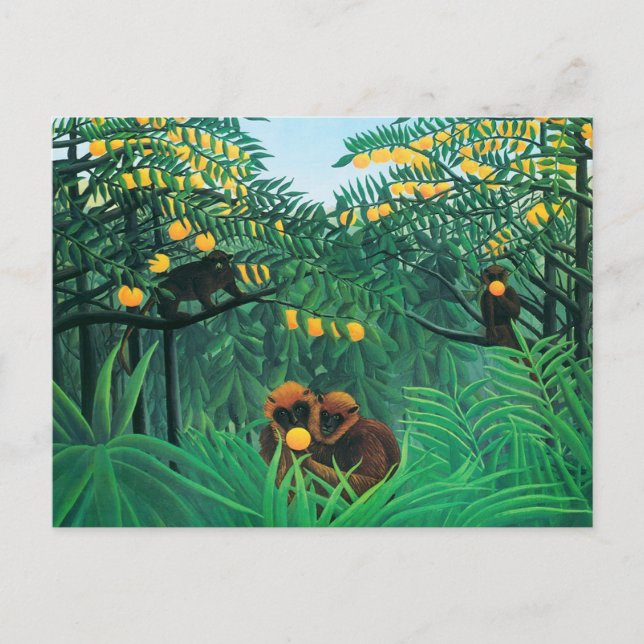 Cartão Postal Henri Rousseau O Cartão-Postal Dos Trópicos (Frente)